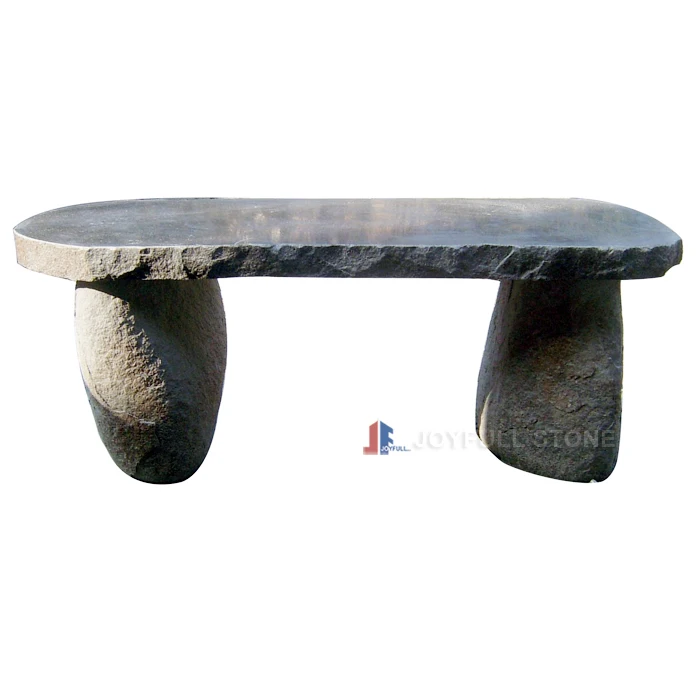 
Natural Basalt Stone Bench Garden stone bench 