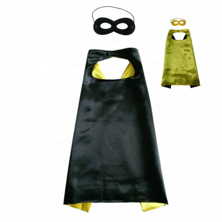 Custom Printing logo Kids Polyester Cape for Party hero Capes Dress up Costume for Kids