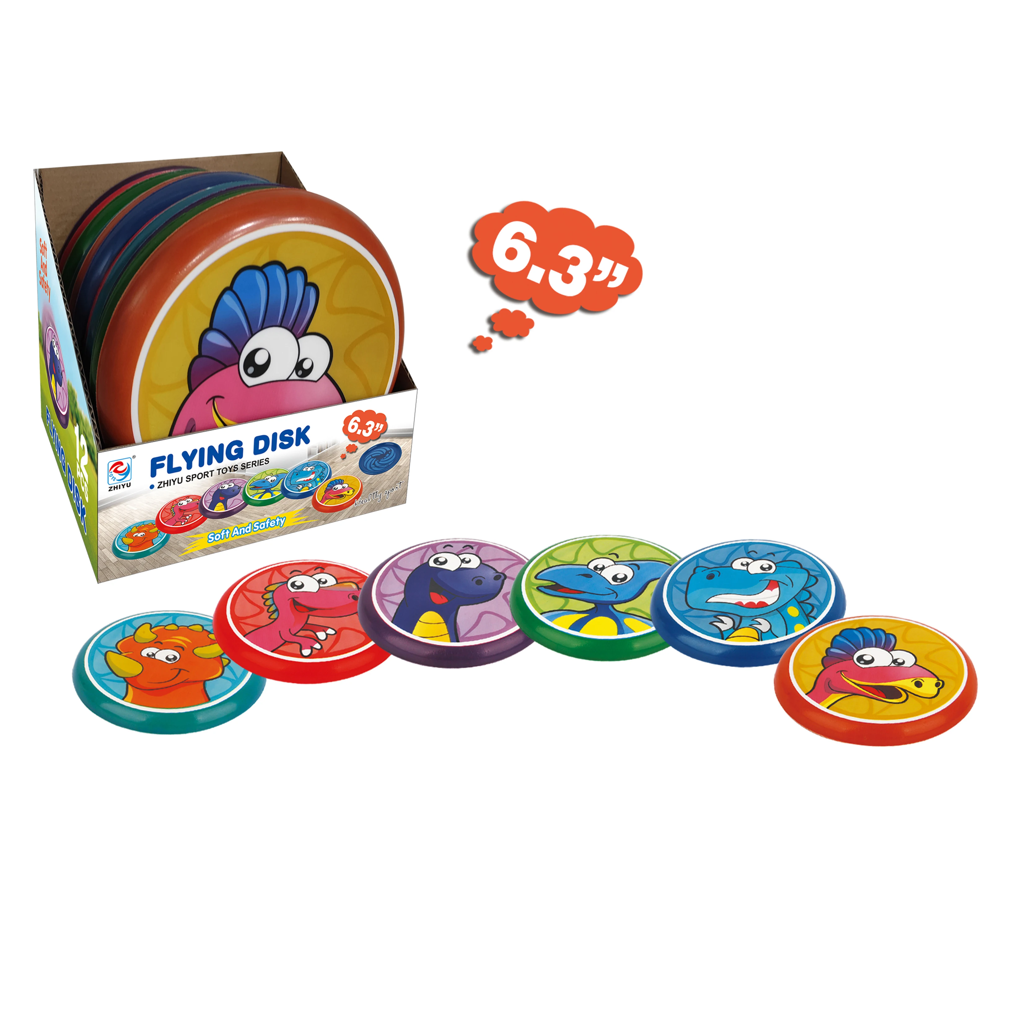 Outdoor Games Disc Golf Soft Frisbeed Customize Logo Pu Cheap Toys In Bulk