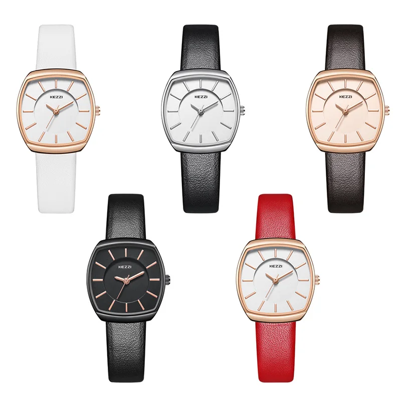 Women Luxury Brand Leather Watch Fashion Square Quartz Ladies Wristwatches Cheap Watches Hand Clock