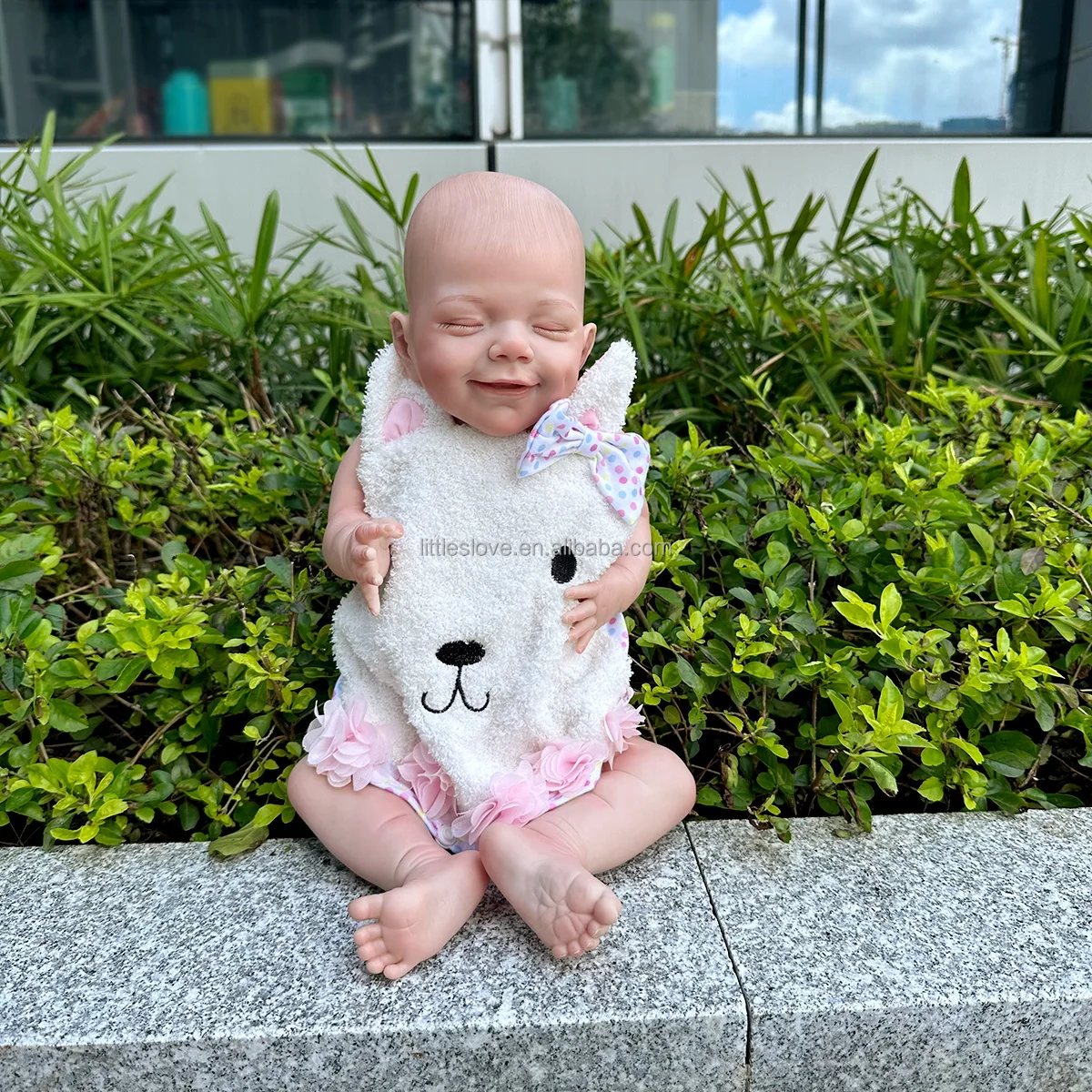 Wholesale 17 Inch Reborn Doll Real Baby Dolls Bebe Newborn Reborn Baby Dolls Soft Silicone Realistic Reborn Baby For Gift