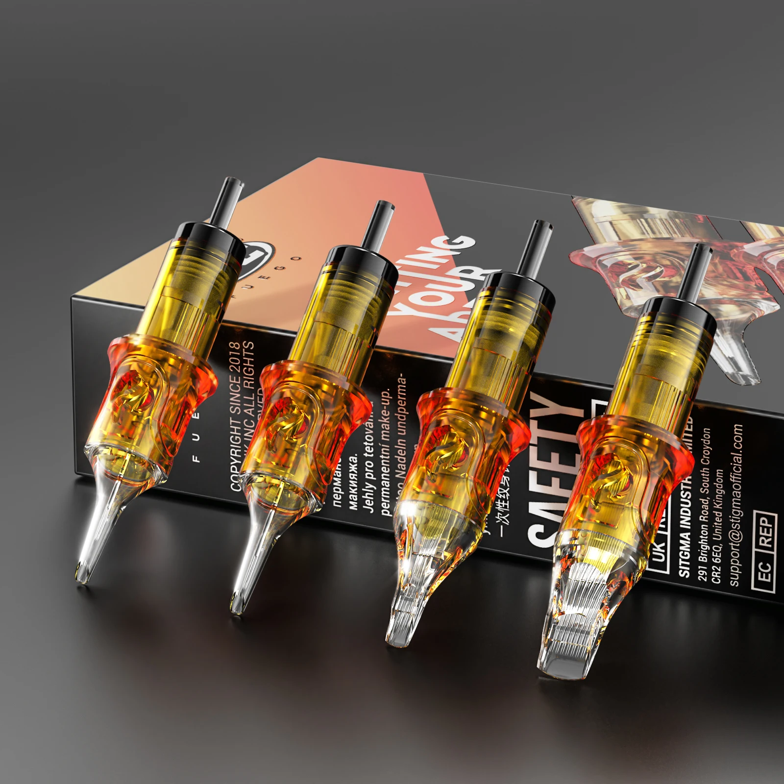 Картридж с ЧПУ FUEGO игла 1RL 0 20 мм 25 30 35 OEM картридж для татуировки продажи
