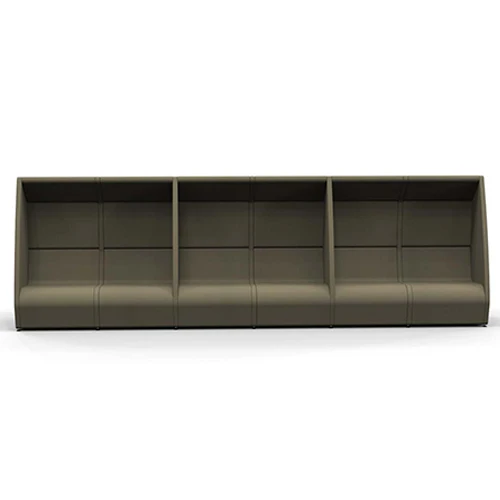 Avarte Finland Designer Library furniture classroom NFX-3TT cinema chair collaborative curve modular flexible linking sofa