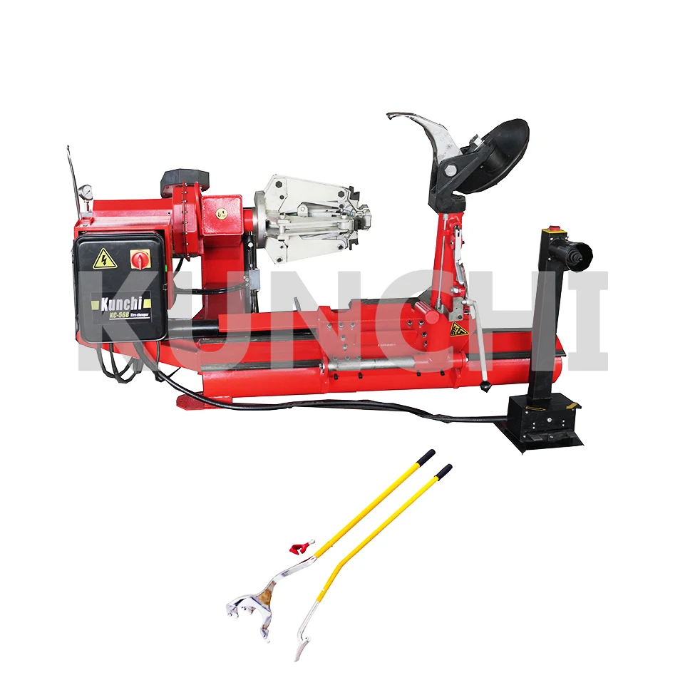 YingKou Kunchi Heavy Duty tire changer machine for truck with support arm Professional Manufacturer garage business machines