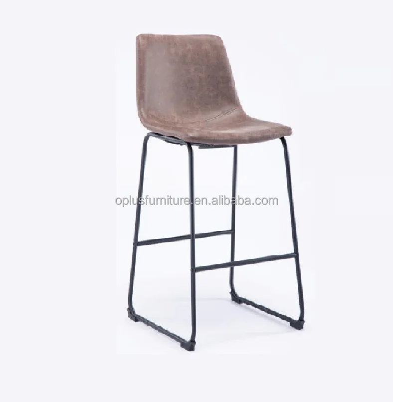 Modern Wholesale Scandinavian Nordic New Design Interior Hospitality Project Four Black metal Velvet Seat upholstered Bar Chair
