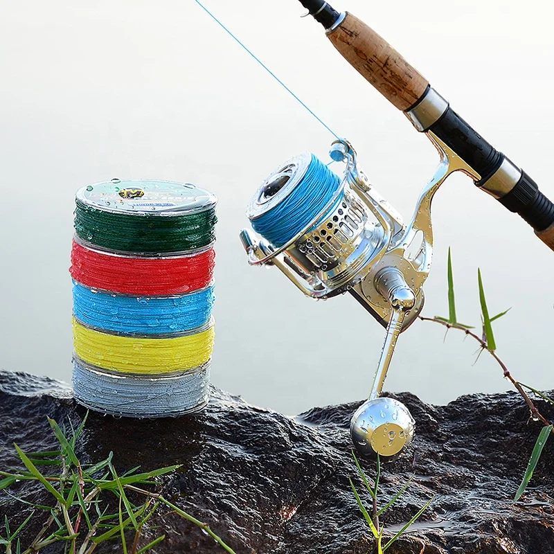 Proberos High Quality 4 Stands Braid 100m Multifilament 100lb Strong PE Carp Fishing Line For Sea