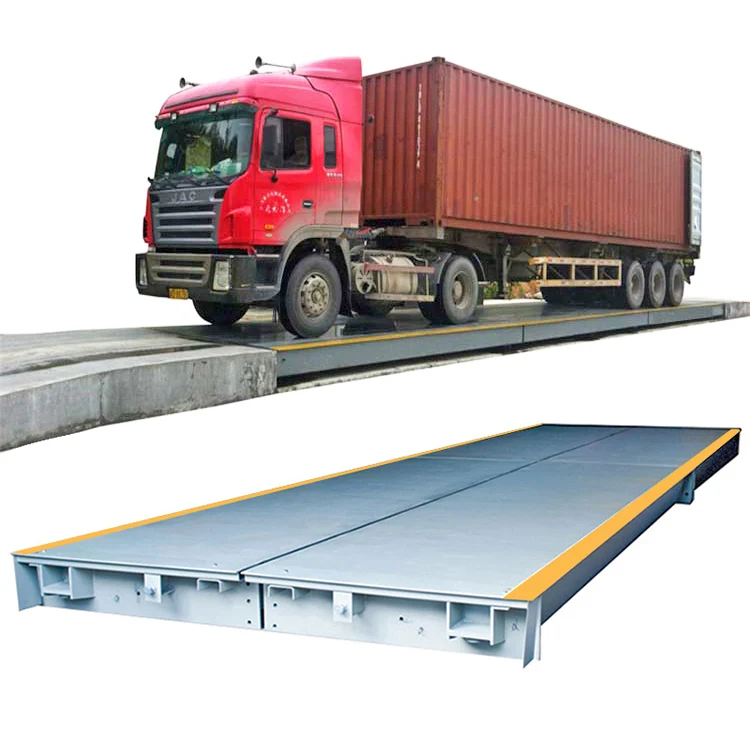 100 ton Electronic Weighing Scales Weighbridge Truck Scale with A9P Indicator