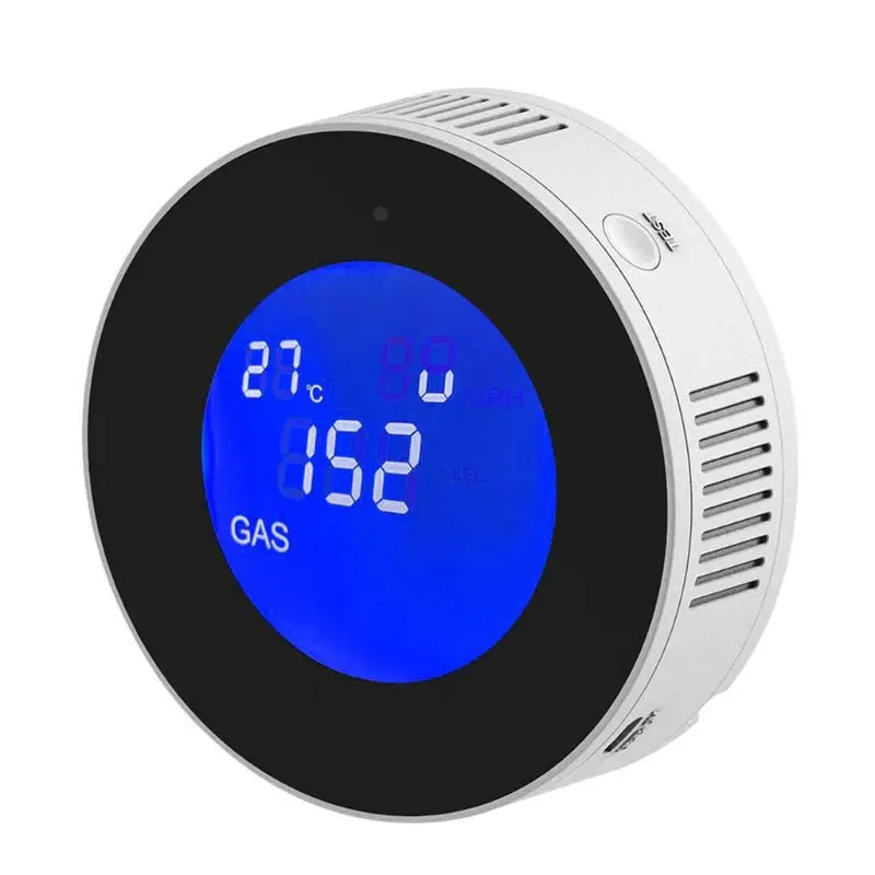 Hot Sell Tuya zigbee WiFi multi-gas sensor Home Industrial Natural propane lpg co2 gas sensor Alarm System Smart gas Detector