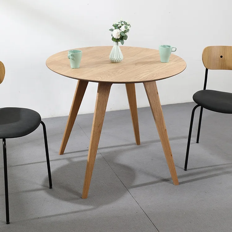 Современная мебель, круглый деревянный обеденный стол, столы для ресторана, стулья для столовой