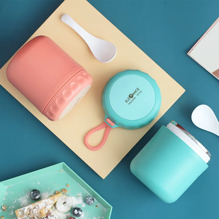 Wholesale Manufacture Mini Vacuum Flask Outdoor Hot Soup Lunch Portable Stainless Steel Insulated Food Warmer Container
