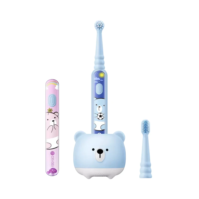 best ultrasonic auto soft smart children nano electronic baby sonic kids electric toothbrush kid toothbrushes head set for kids