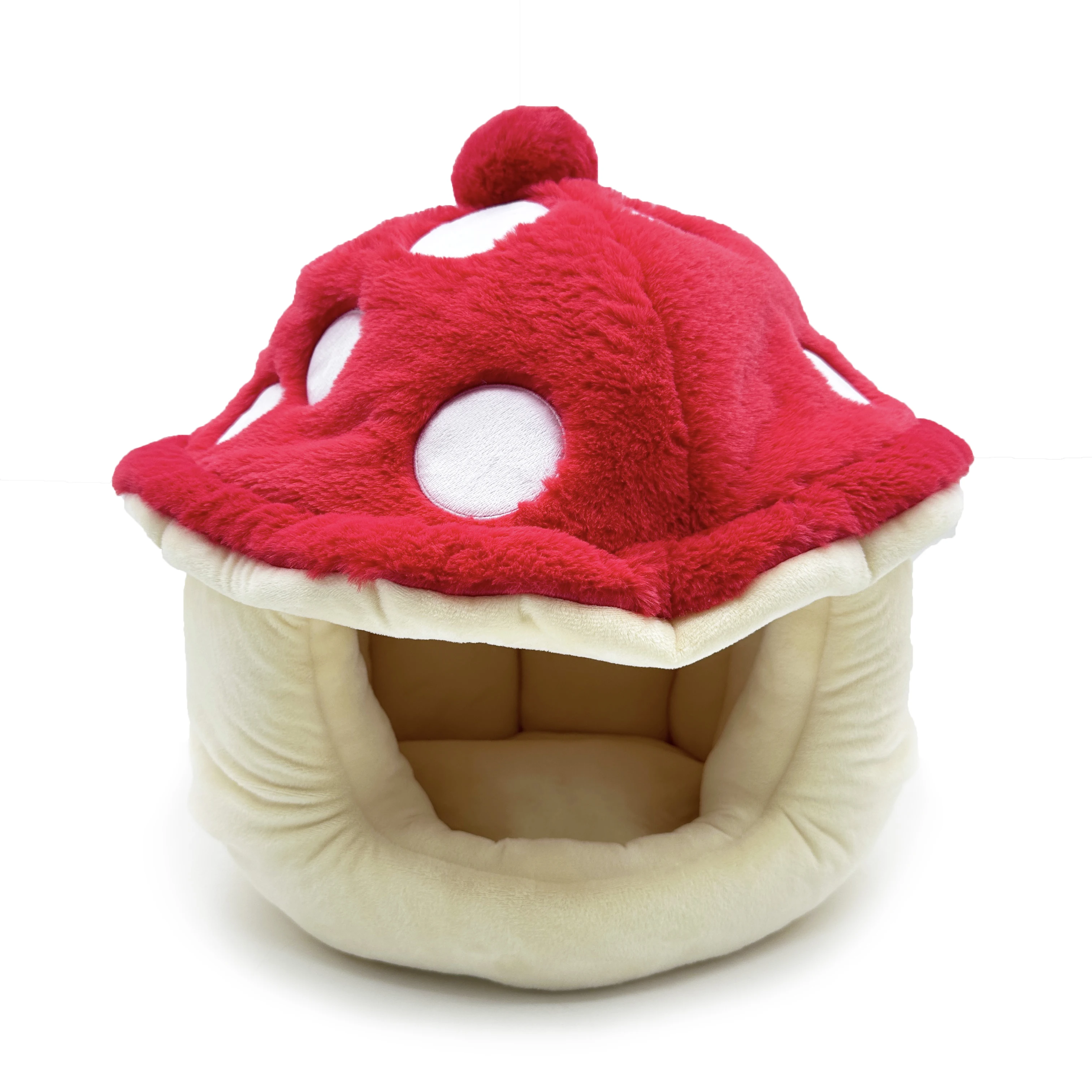Pet Tent Bed for Small Dogs Cats Winter Warm Cave  plush cat house  Pet supplies Dog bed Cute mushroom pet house
