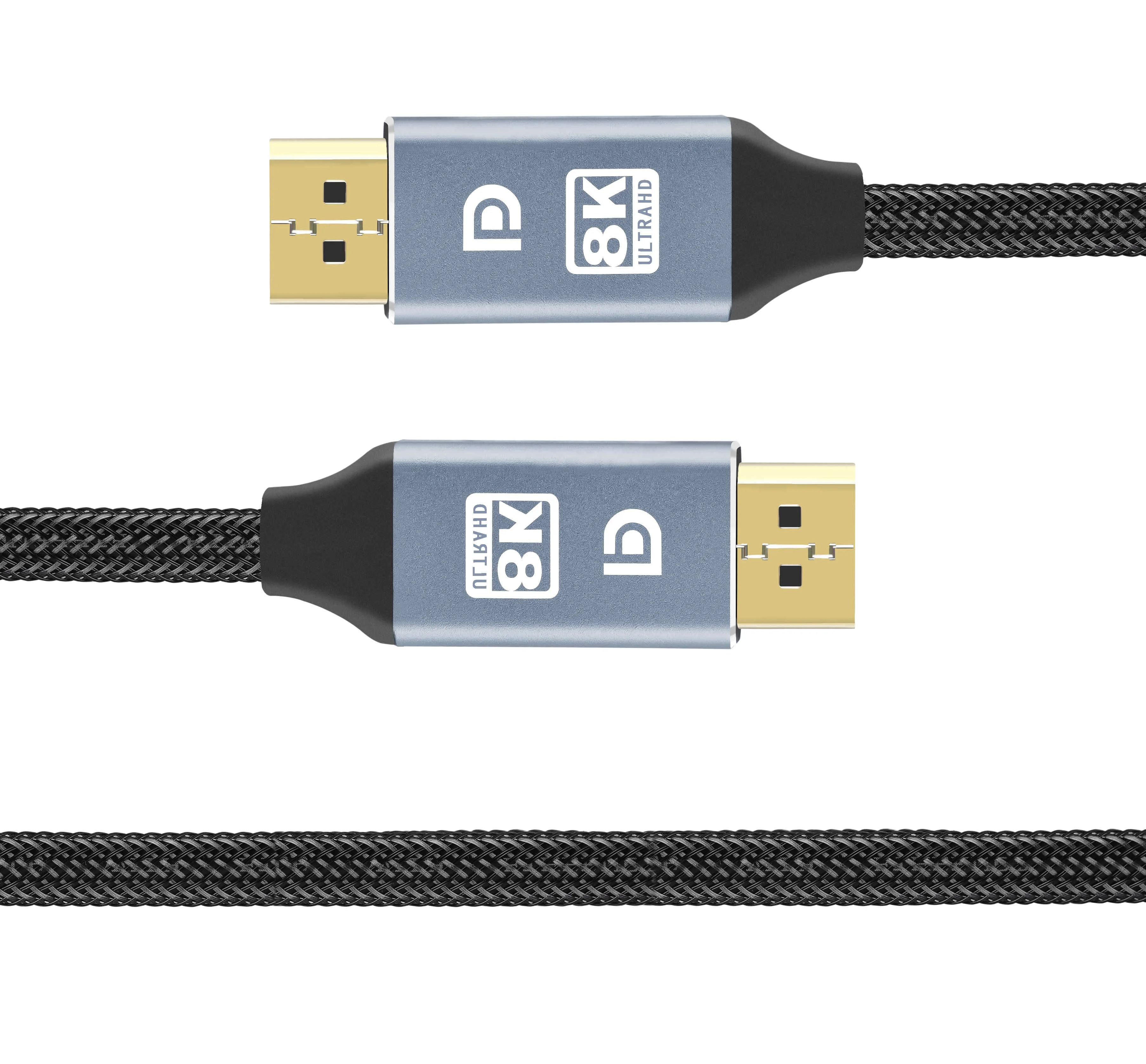  Компьютерный разъем порта дисплея 8K 60 Гц Кабели DisplayPort с позолоченным покрытием оплетка из ПВХ чистой меди кабель DP 1 4 для HDTV PE