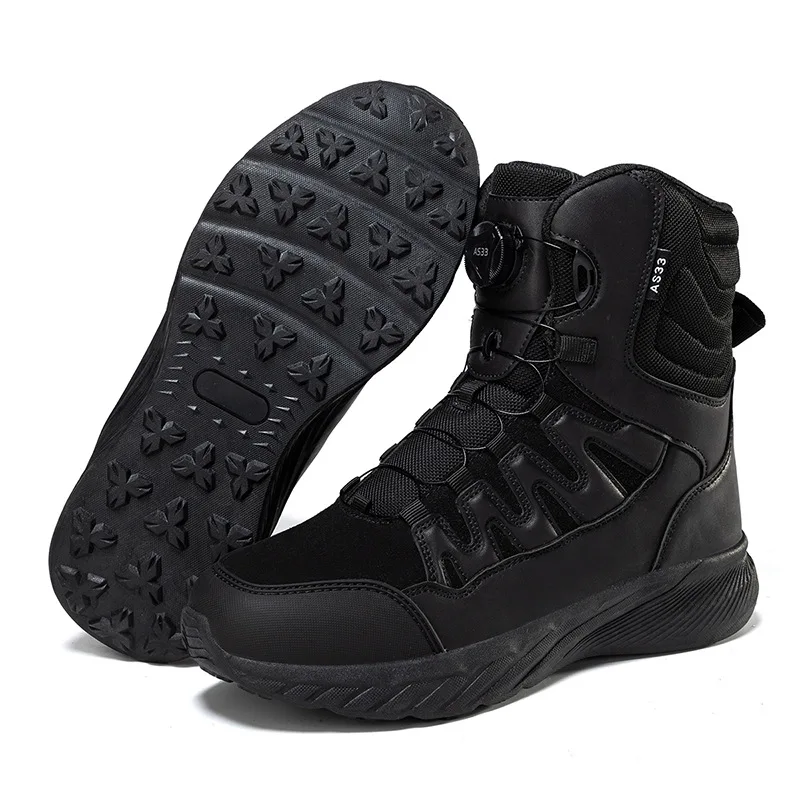 Outdoor Hiking High Top Sports Shoes China Wear-resistant Desert Tactical Anti-slip Safety Boots