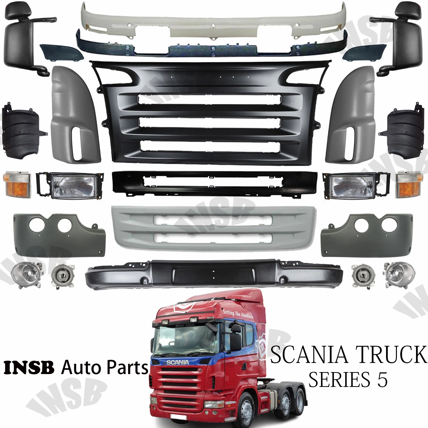 2600172 2310284 FRONT MUDGUARD REAR WITHOUT FLAP For Scania 6 Series Truck Parts European Truck Body Parts