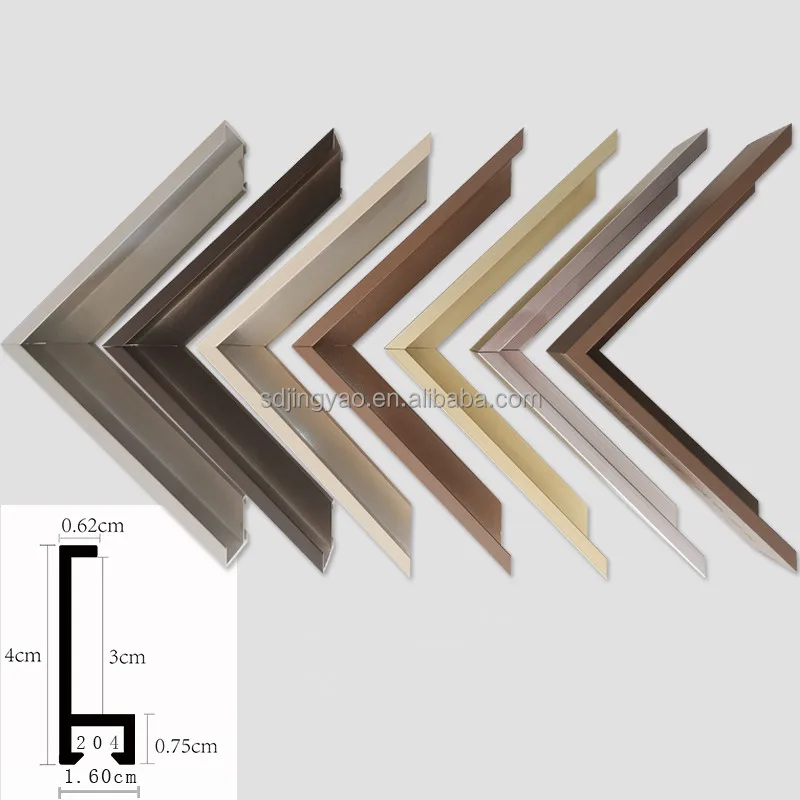 Aluminum alloy line picture photo frame creative frame simple decorative frame metal