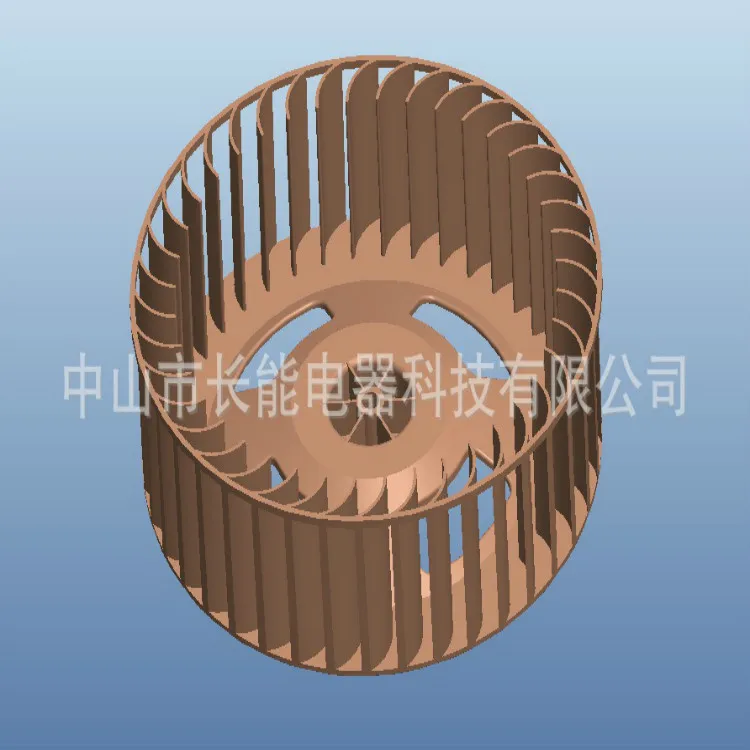 Forward tilting-unilateral-centrifugal fan plastic