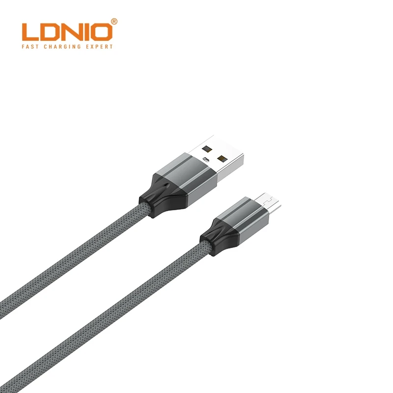 LDNIO LS441 1m Micro Iphone Тип C Usb кабель для передачи данных Синхронизация быстрое зарядное устройство зарядный мобильного телефона