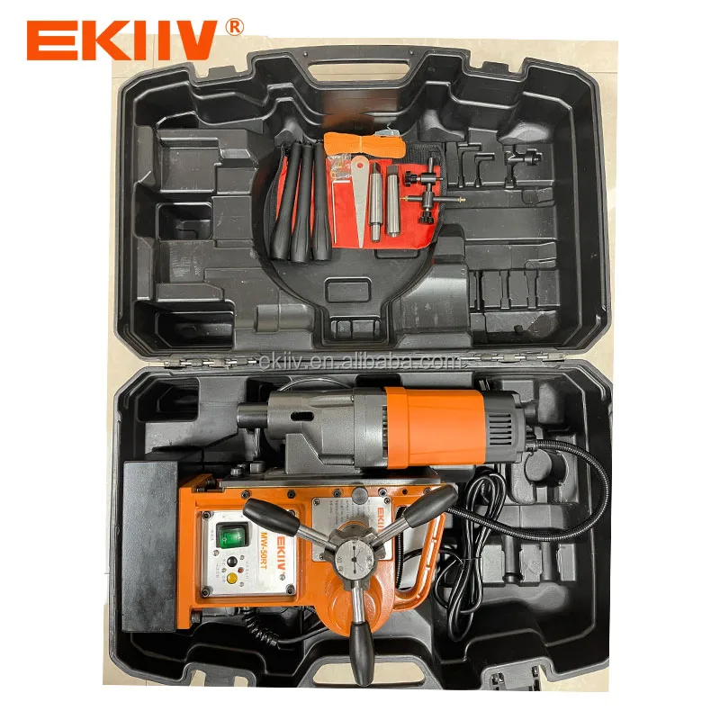 220V/110V 1500W Industrial Grade EKIIV Automatic 60MM Aunnlar cutter Magnetic Base Drill magnetic core drilling machine
