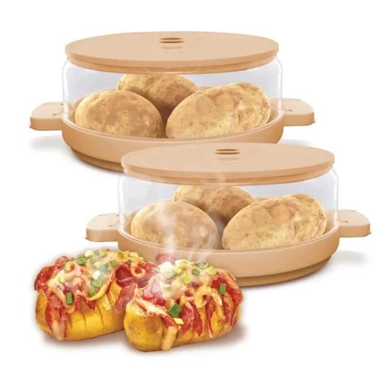 Cross border Microwave Food storage container Home kitchen Potatoes Cooker Lazy artifact Potatoes Steamer