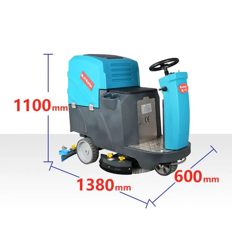 Hot Selling Ride-on for Industrial Factory Scrubber Commercial Washing Cleaning Floor Scrubber Machine