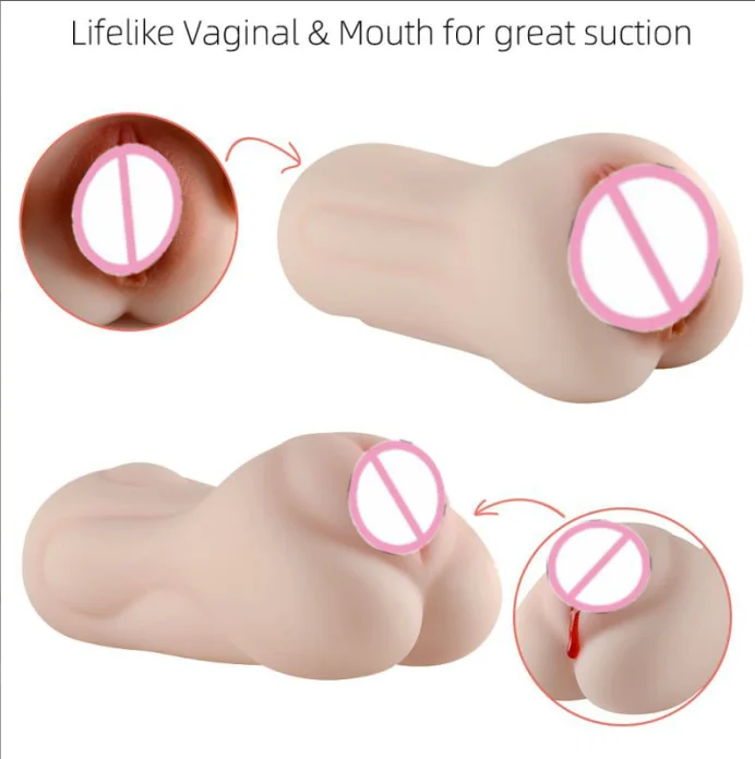 E-Fast Male Masturbator Cup 3D Realistic Vagina Pocket Pussy Stroker Sex Toy for Men