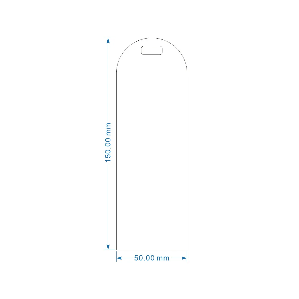 Blank transparent acrylic bookmarks Handmade DIY gifts Gift Tags Luggage Tags Personalized Creative bookmarks