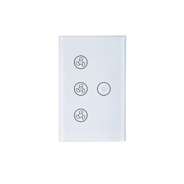 G-Tech plus US Standard Ceiling Fan Wifi Smart Fan Light Switch Wireless Remote Control Touch Voice Control Wall Switch Alexa