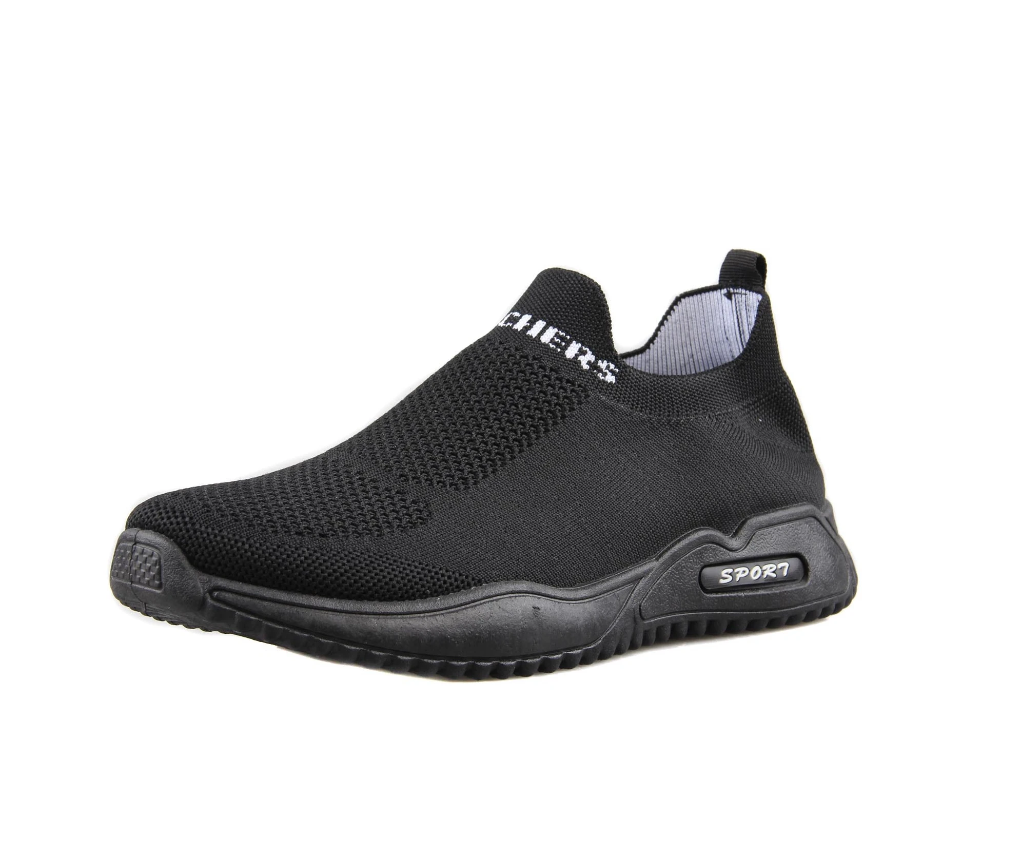 Фабричные тканые мужские повседневные туфли, носки, ленивые туфли, трендовая Спортивная сетчатая прогулочная стильная мягкая дышащая обувь для мужчин