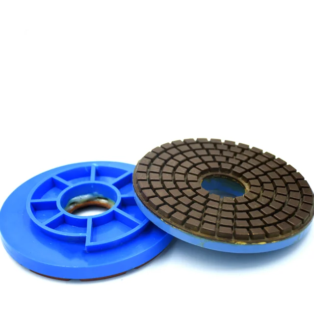 Quality 3inch Snail Lock Edge wet Polishing Pads for  polishing granite marble