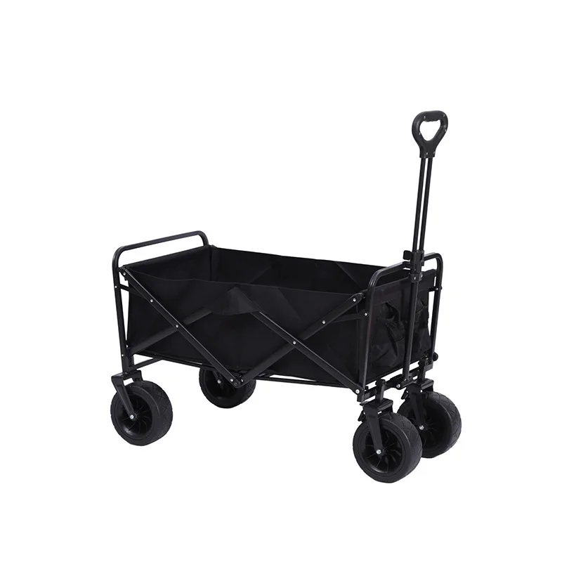 Wholesale Custom outdoor Garden Utility wagon portable beach trolley cart camping foldable folding wagon