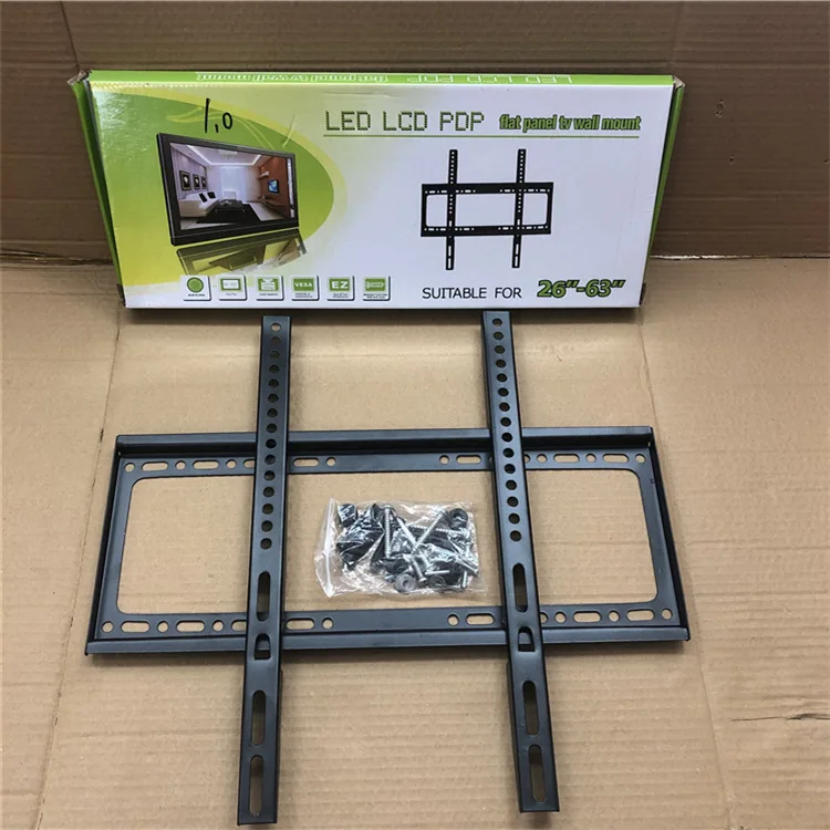 
China Factory Price Fixed LED LCD TV Mount Wall 26-63 Inch Universal TV Wall Bracket 