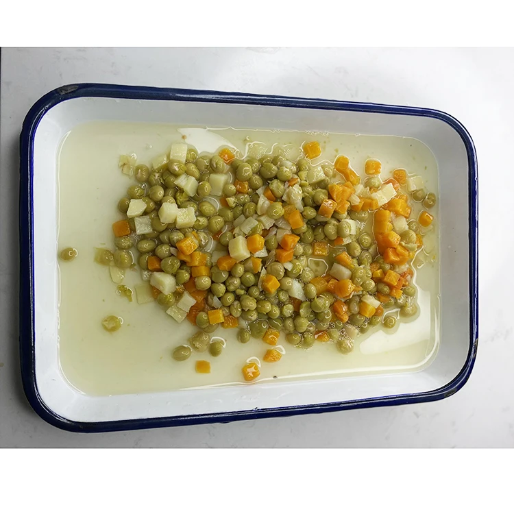 Cheap 400g*24 tin healthy canned potatoes, carrots, mung beans mixed vegetable food