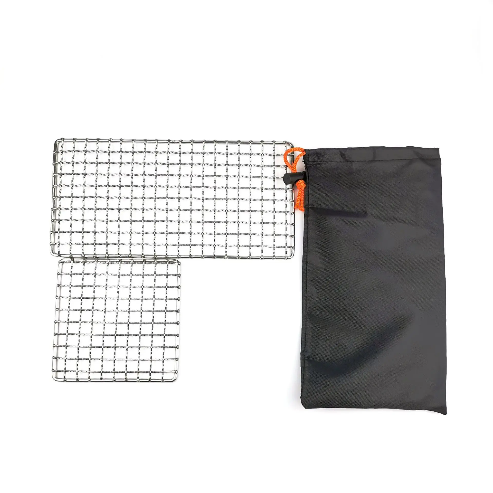 
Outdoor Wire Mesh 2 Pieces Pack Camping Boiling BBQ Tools Customized Size OEM Accepted 