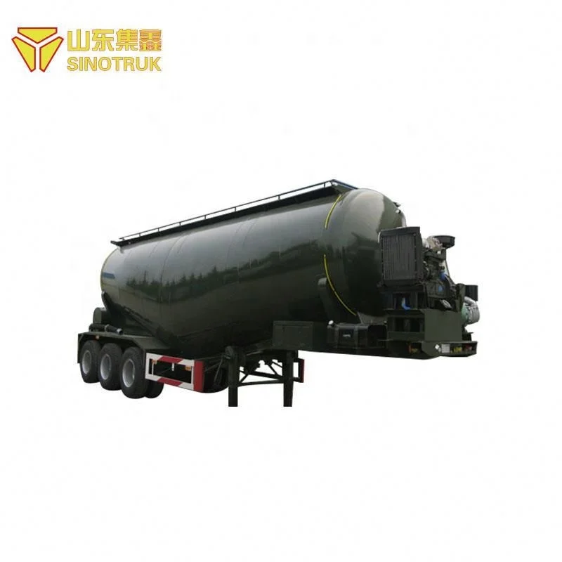 China cheap howo sinotruk supplier cement truck powder semi trailer for sale