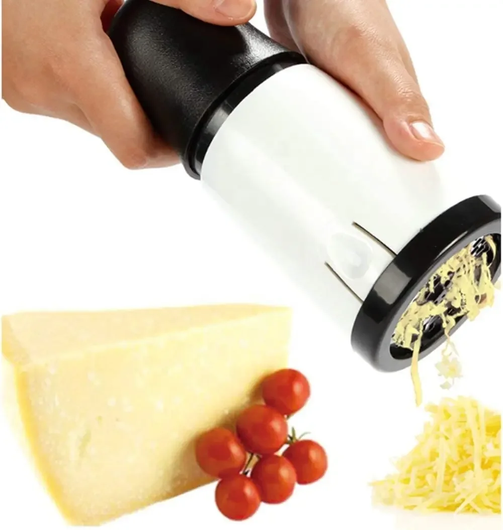 Abs+stainless Steel Cheese Grater 2 Pattern Blade Kitchen Gadgets Chocolate Grater Diy Butter Food Mill Cheese Grater Slicer