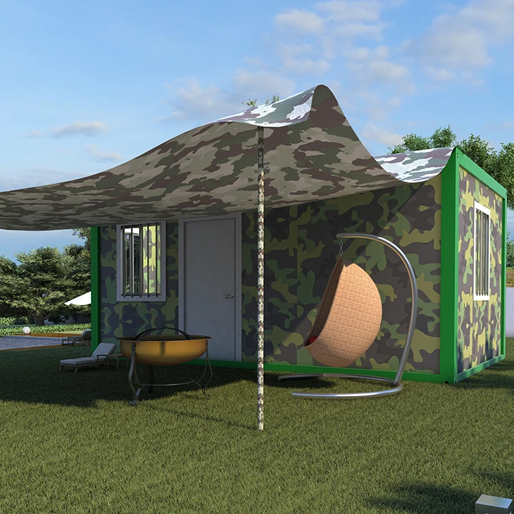 2 Bedroom Modern Cheap Camping House Tiny Prefab Modular Container Home House For Sale