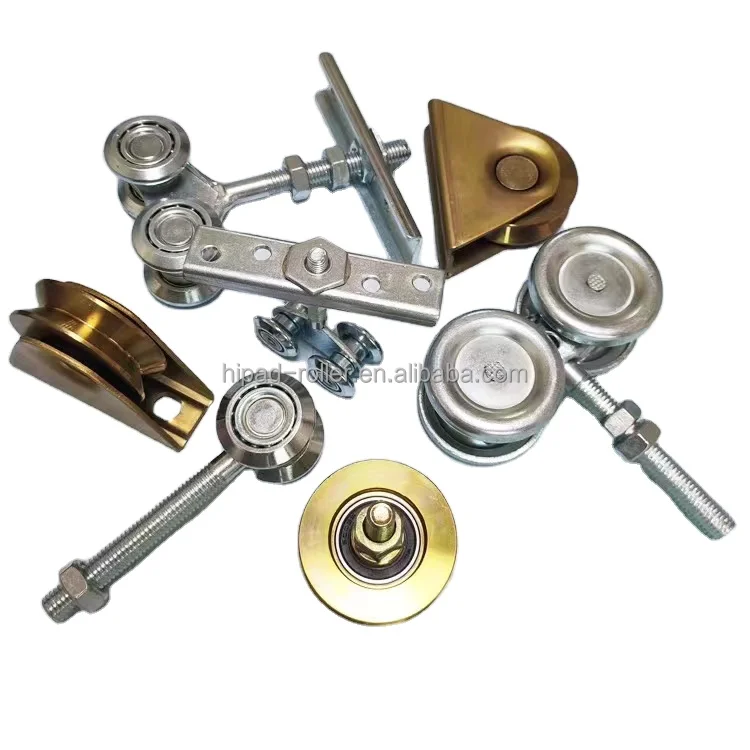 Heavy Duty U Groove Bearing sliding door track and roller for sliding door system