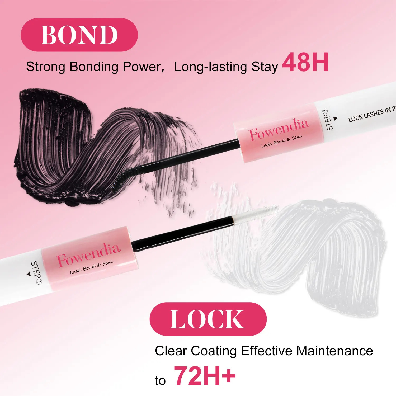 Water Proof Lash Bond And Seal Eyelash Glue Private Label Custom Eyelash Kit Cluster Lashes Diy Lash Sealant And Bond