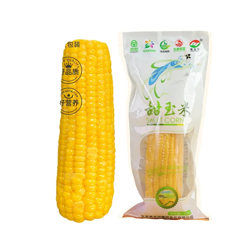 Sweet Corn crispy king Yellow Corn with vacuum package