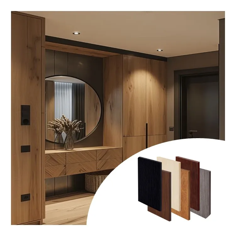 plywood sheet 18mm Melamine Laminated Mdf Board/melamine Mdf Board Price/high Glossy Melamine Mdf plywoods