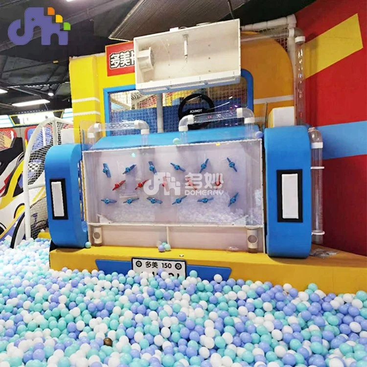 Domerry amusement equipment new style indoor playground kids ball pool machine interactive wall game