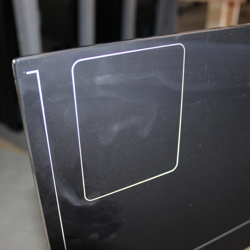 Shandong Black Printed Tempered Glass Control Panel