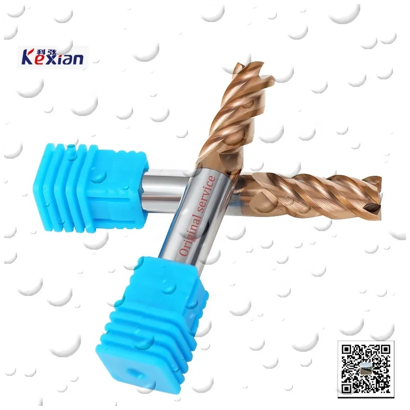 2022 Good Quality Factory cutting tools for aluminum 55 Hrc Wood Milling Cutter diamond coated Sprial Square Flat end mill bits