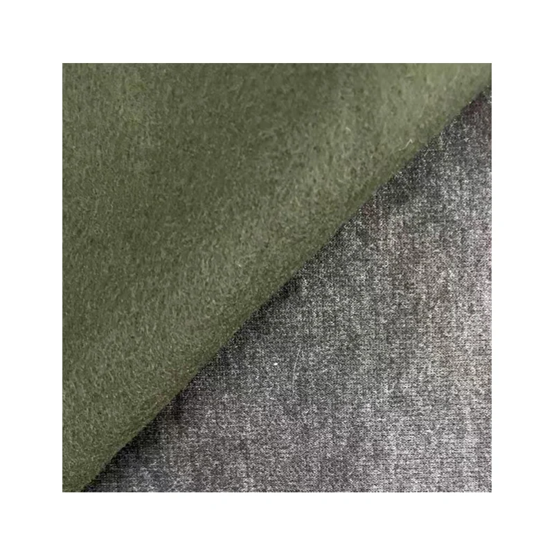 
winter warm sporty Spun fleece fabrics 