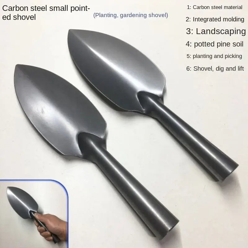 New design Aluminum Handle Transplanting Works Garden Hand Tools Trowel