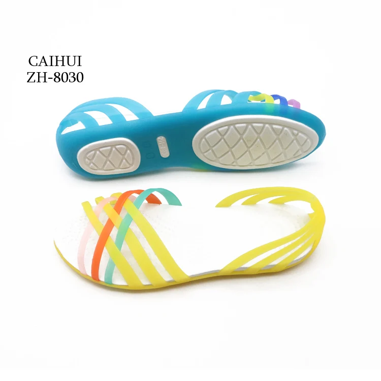 PVC casual outdoor women slipper colorful design fancy ladies sandals