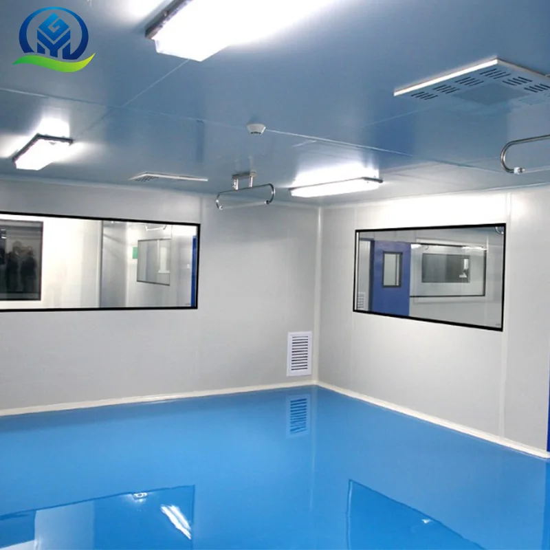 Pharma industry GMP solution quick assembling sandwich panel clean room for pharmaceutical