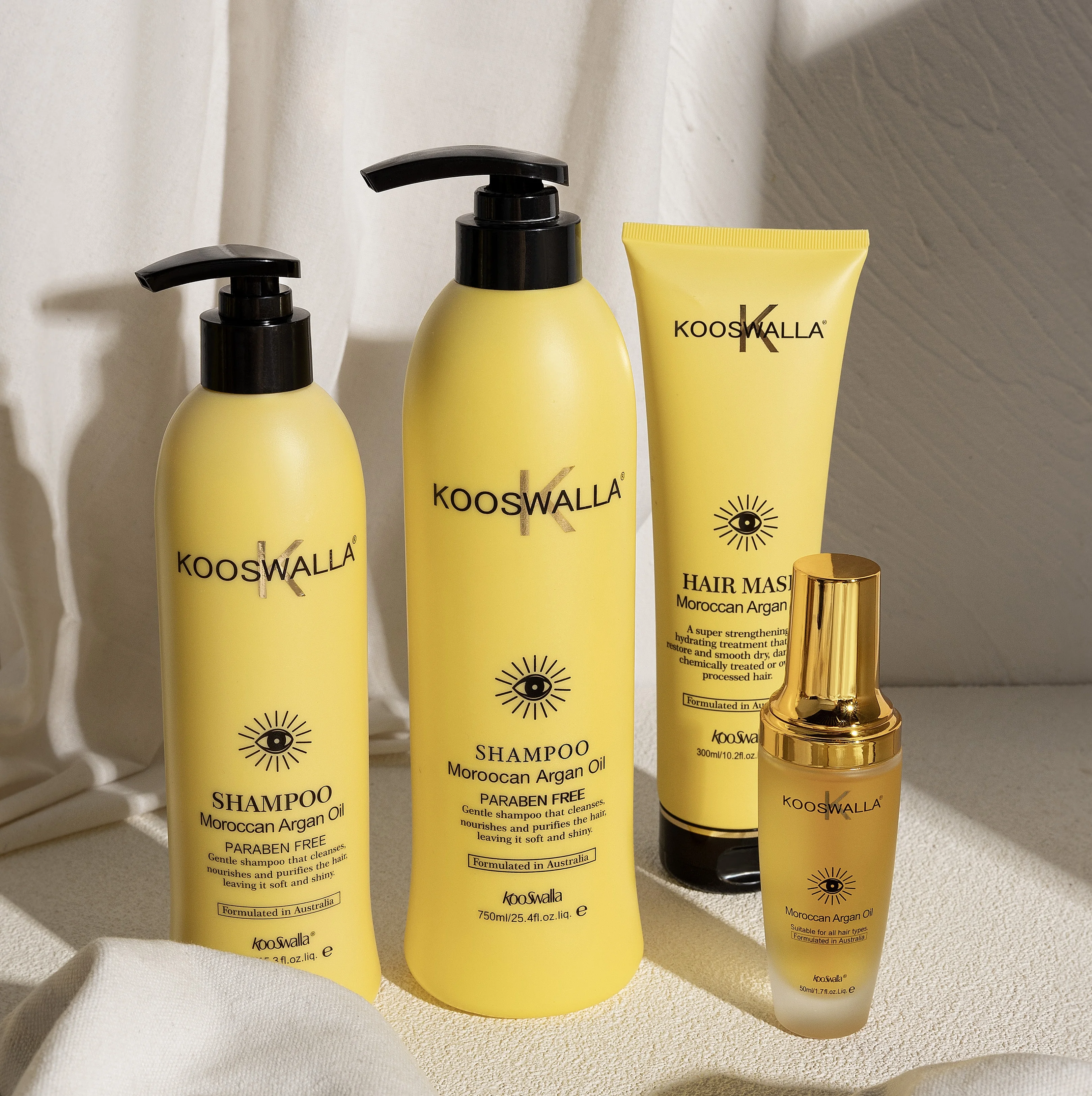 Kooswalla New Arrival oganic strengthening hair argan oil treatment wholesale for Silky and Frizz-free Hair
