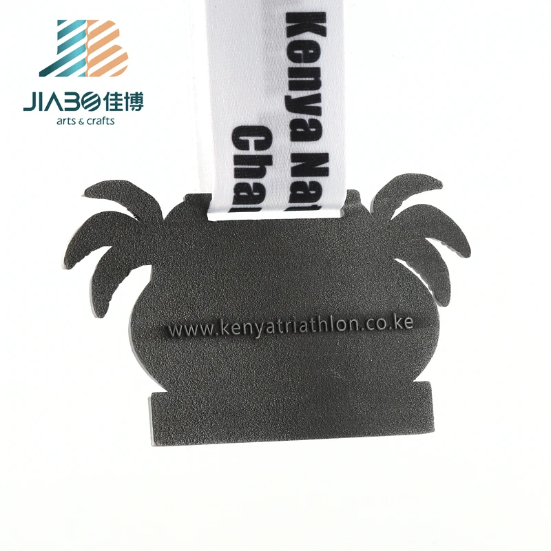 Чемпионат Кении Jiabo с мягкой эмалью, уникальная удивительная медаль многофункционального спорта для пляжа и бега